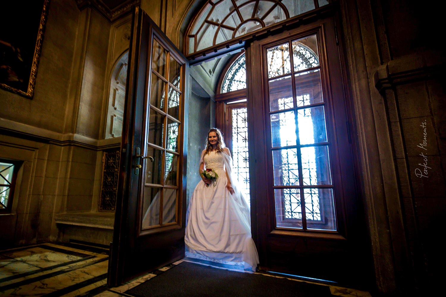 Eintritt der Braut ins Schloss Waldenburg